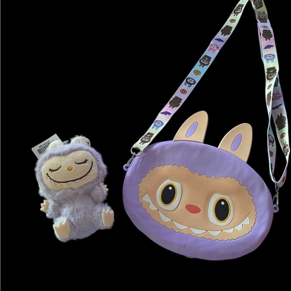 NWT-LABUBU-GIRLS CROSSBODY BAG AND BAG CHARM